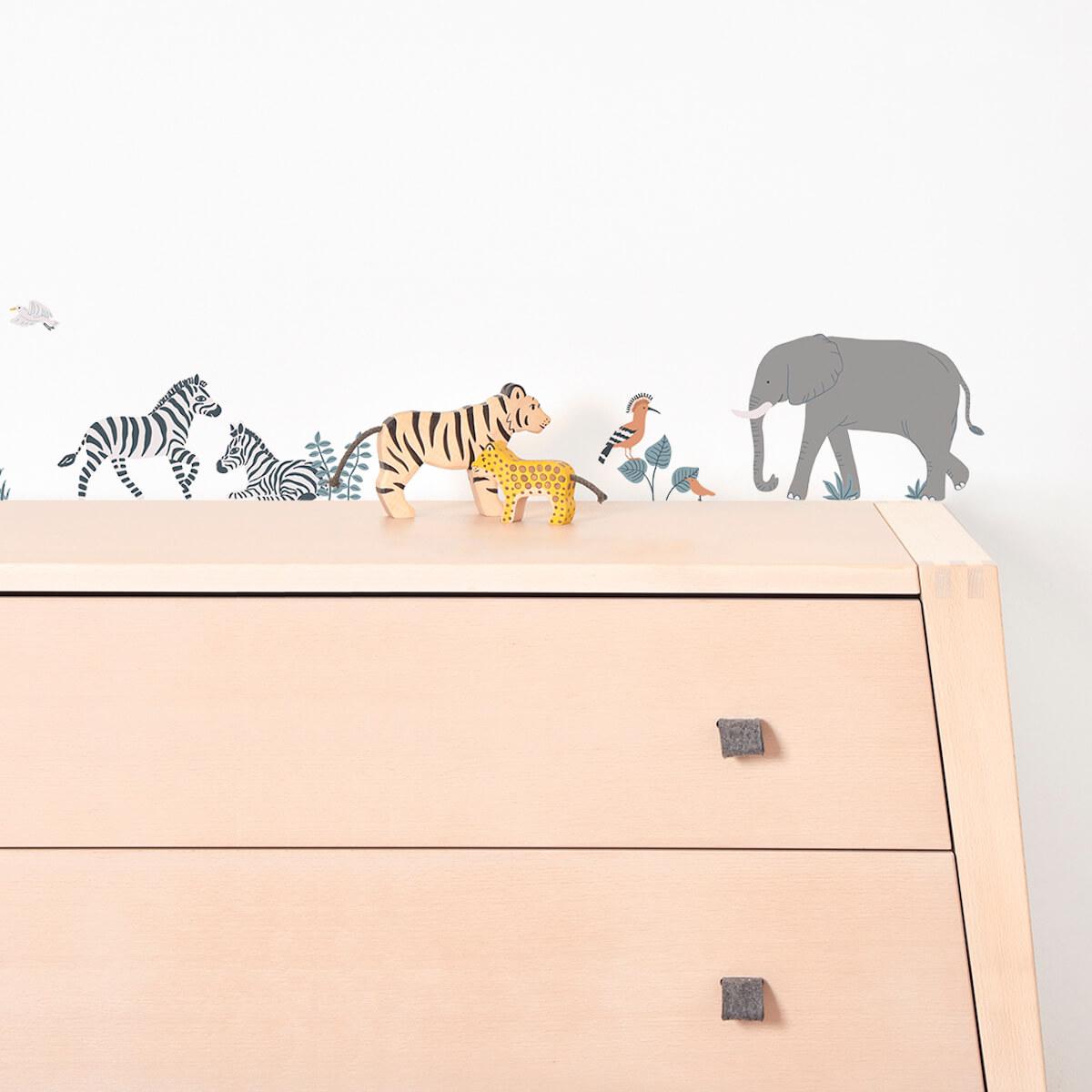 Stickers décoratifs Animaux sauvages Lilipinso
