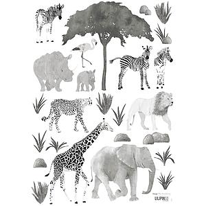 Stickers décoratifs Animaux sauvages Lilipinso