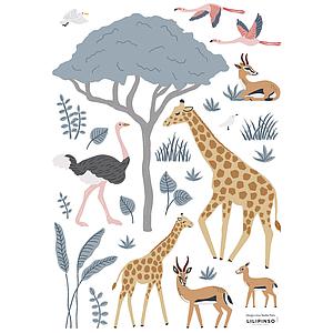 Stickers décoratifs Animaux sauvages Lilipinso