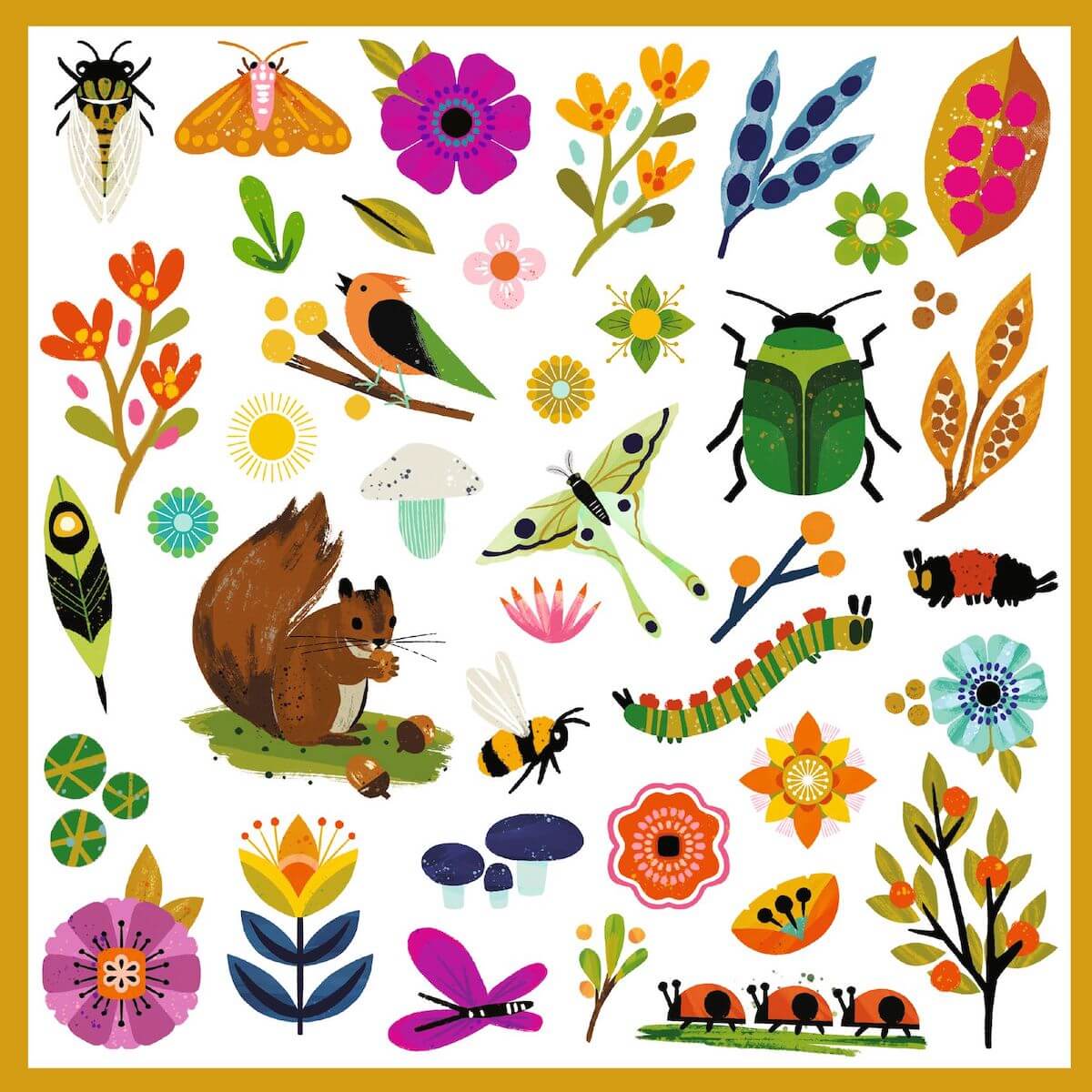 Stickers JARDIN Djeco