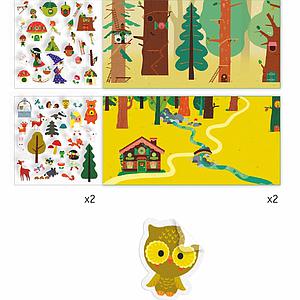 Stickers LA FORÊT MAGIQUE Djeco