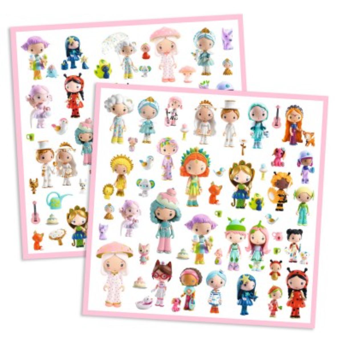 Stickers Le petit monde des Tinyly Djeco