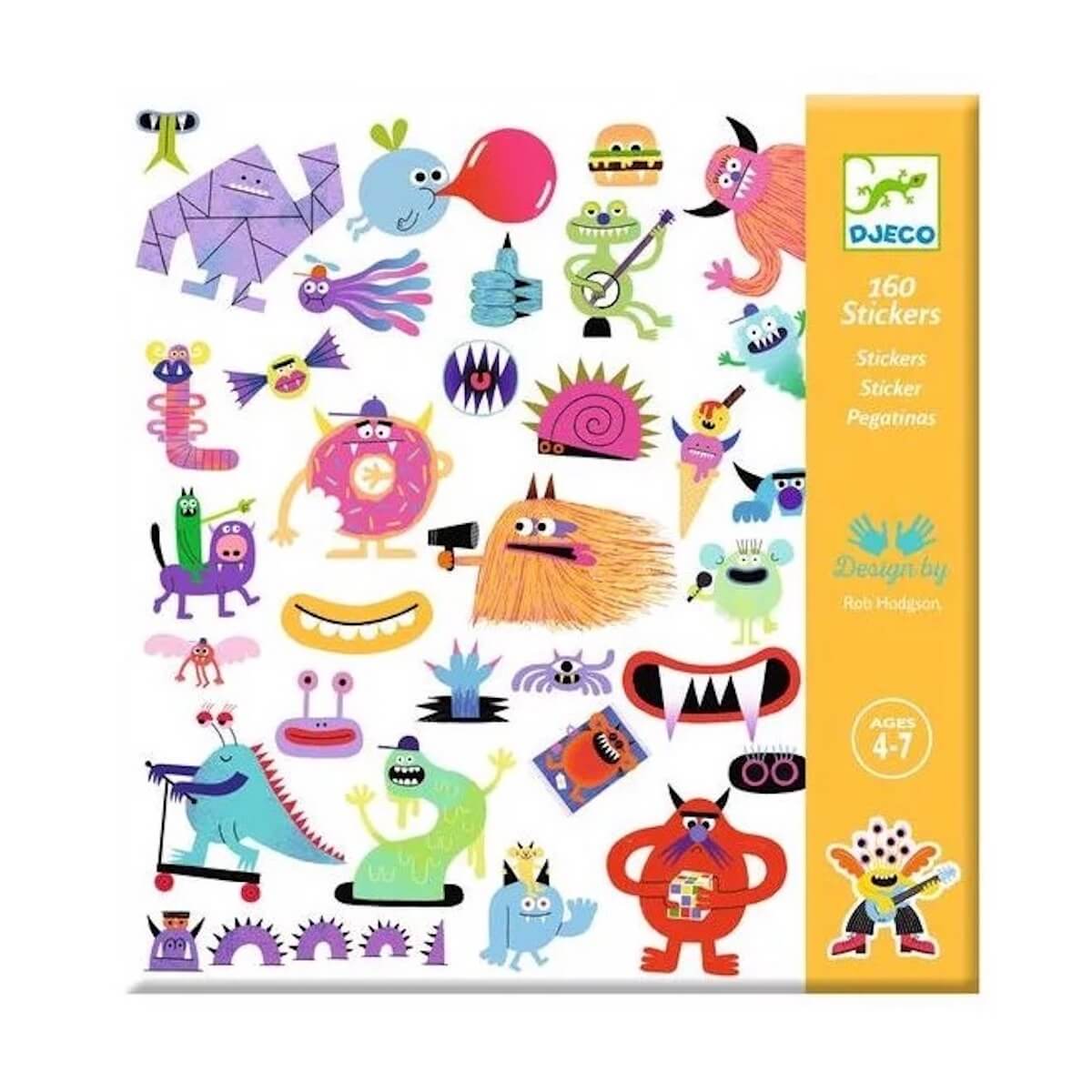 Stickers Monstres Djeco