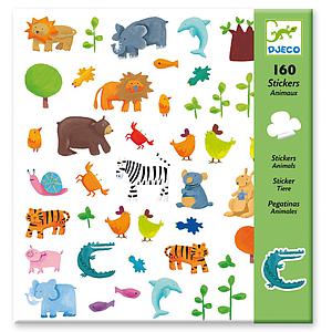 Stickers-par 160 ANIMAUX Djeco