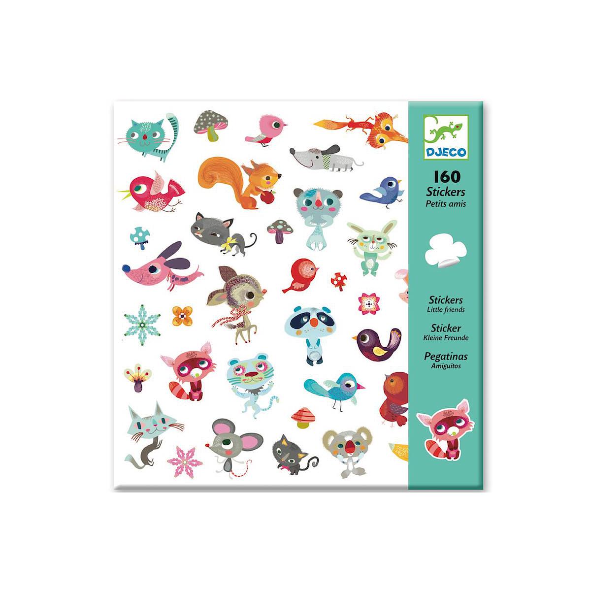 Stickers-par 160 PETITS AMIS Djeco