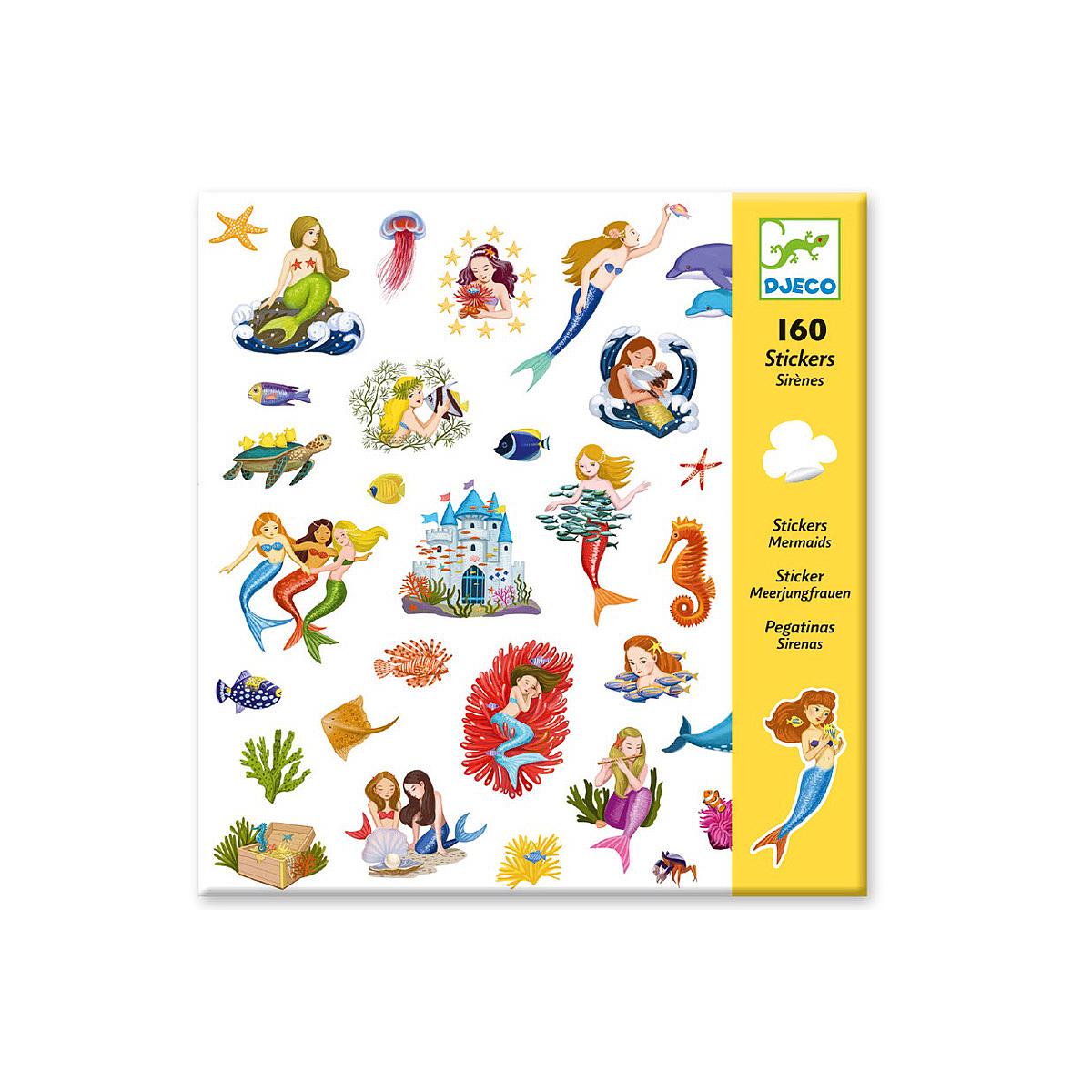 Stickers-par 160 SIRÈNES Djeco