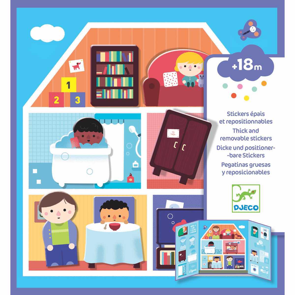 Stickers pour les petits  La maison Djeco