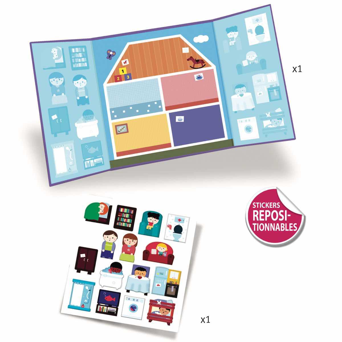 Stickers pour les petits  La maison Djeco