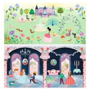 Stickers repositionnables LA VIE AU CHÂTEAU Djeco