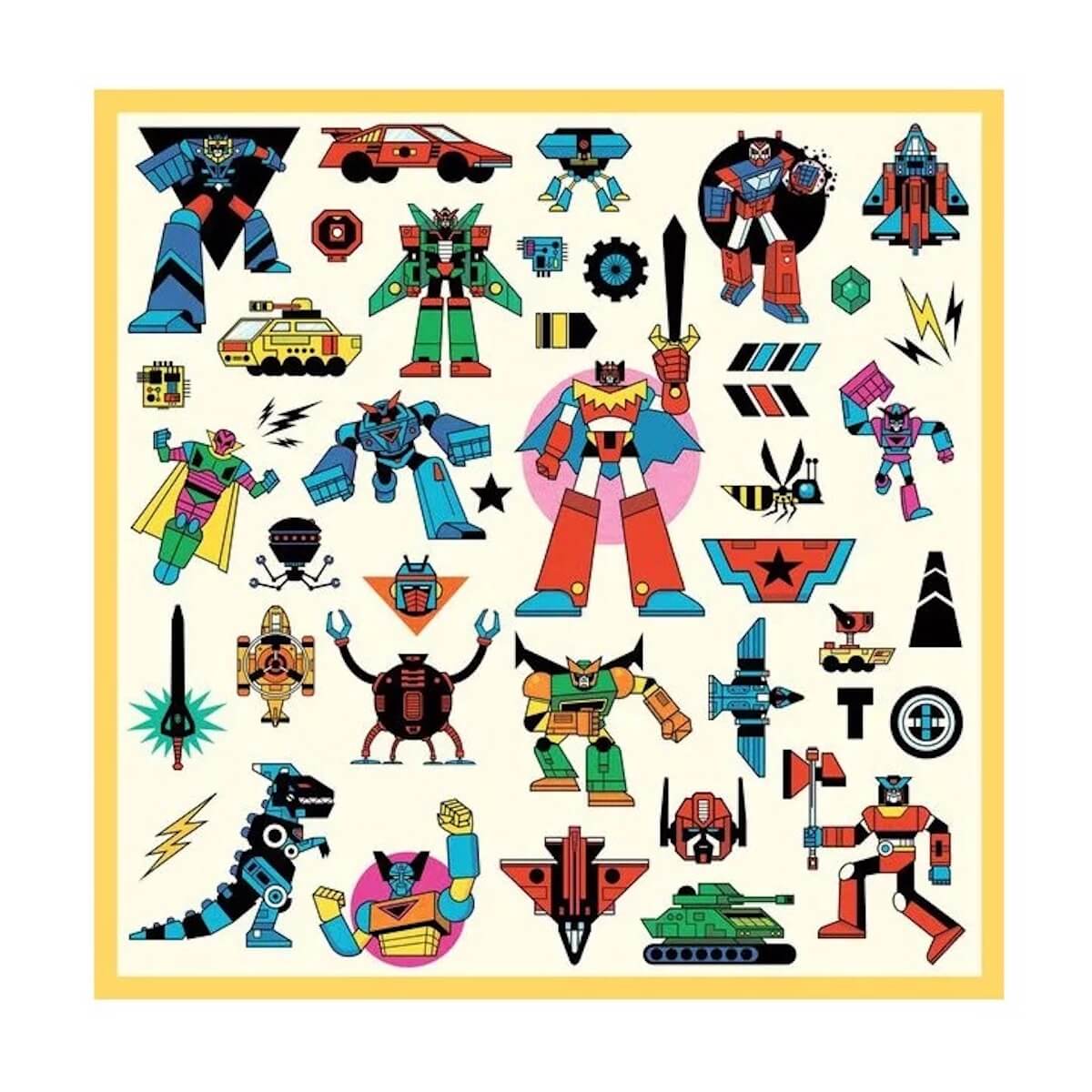 Stickers Robots  Djeco