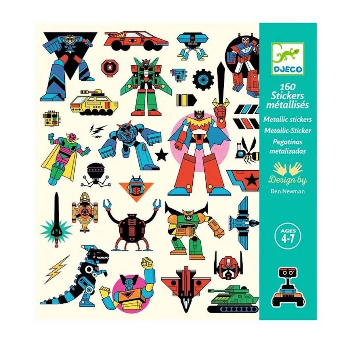 Stickers Robots  Djeco
