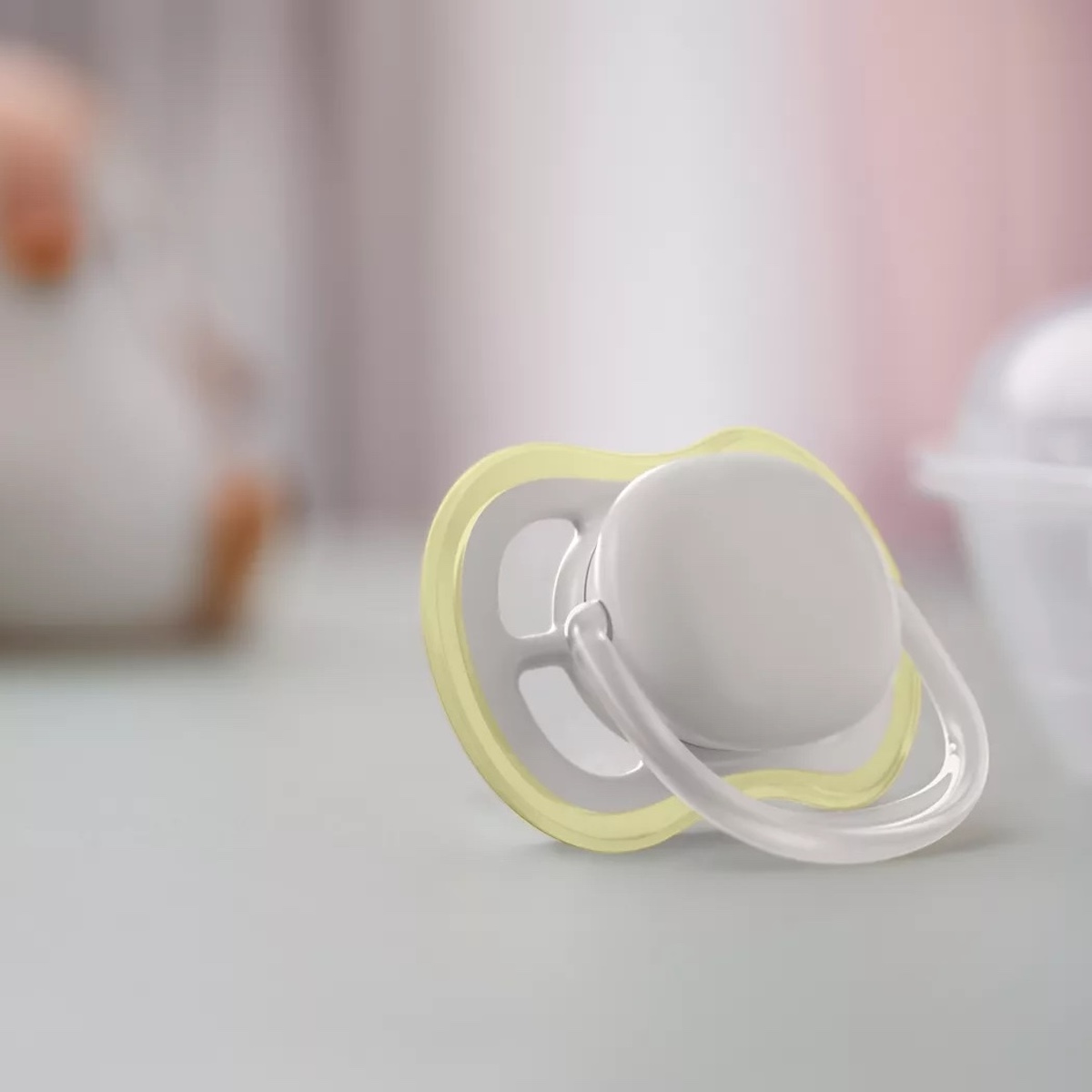 Sucette +0M Air Avent vert gris