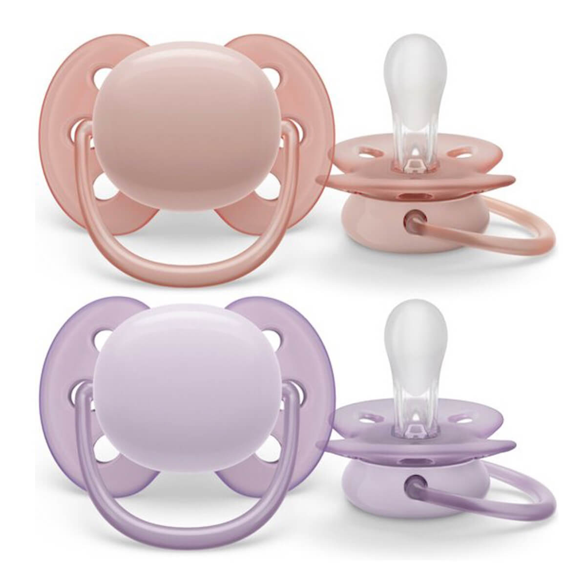 Sucette +0M ULTRA SOFT  Avent girl