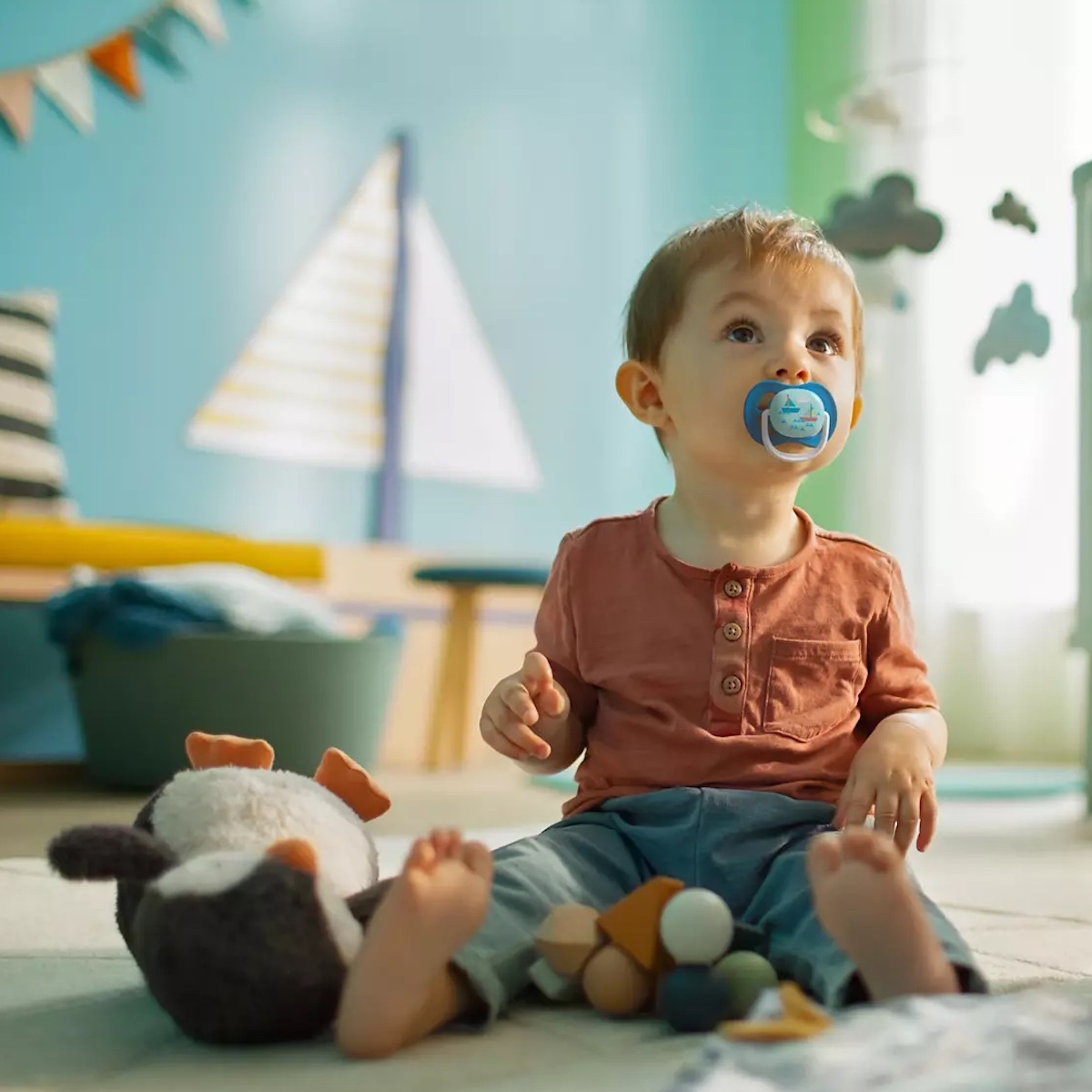 Sucette +6M ULTRA AIR Avent Happy Range Boy