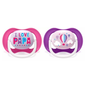 Sucette +6M ULTRA AIR Avent Happy Range Girl