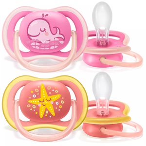 Sucette +6M ULTRA AIR Avent New Berry Girl