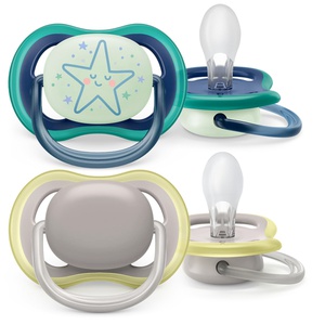 Sucette +6M ULTRA AIR COMBI Avent Nuit jour