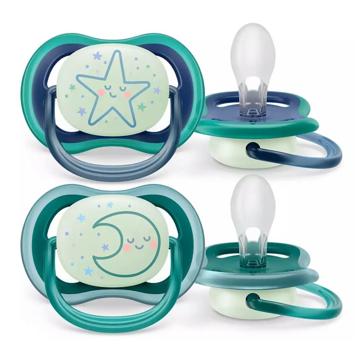 Sucette +6M ULTRA AIR NIGHT Avent boy