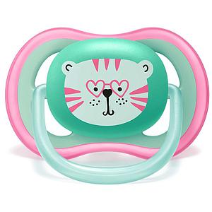Sucettes +18M AIR GIRL Avent Tigre Lapin