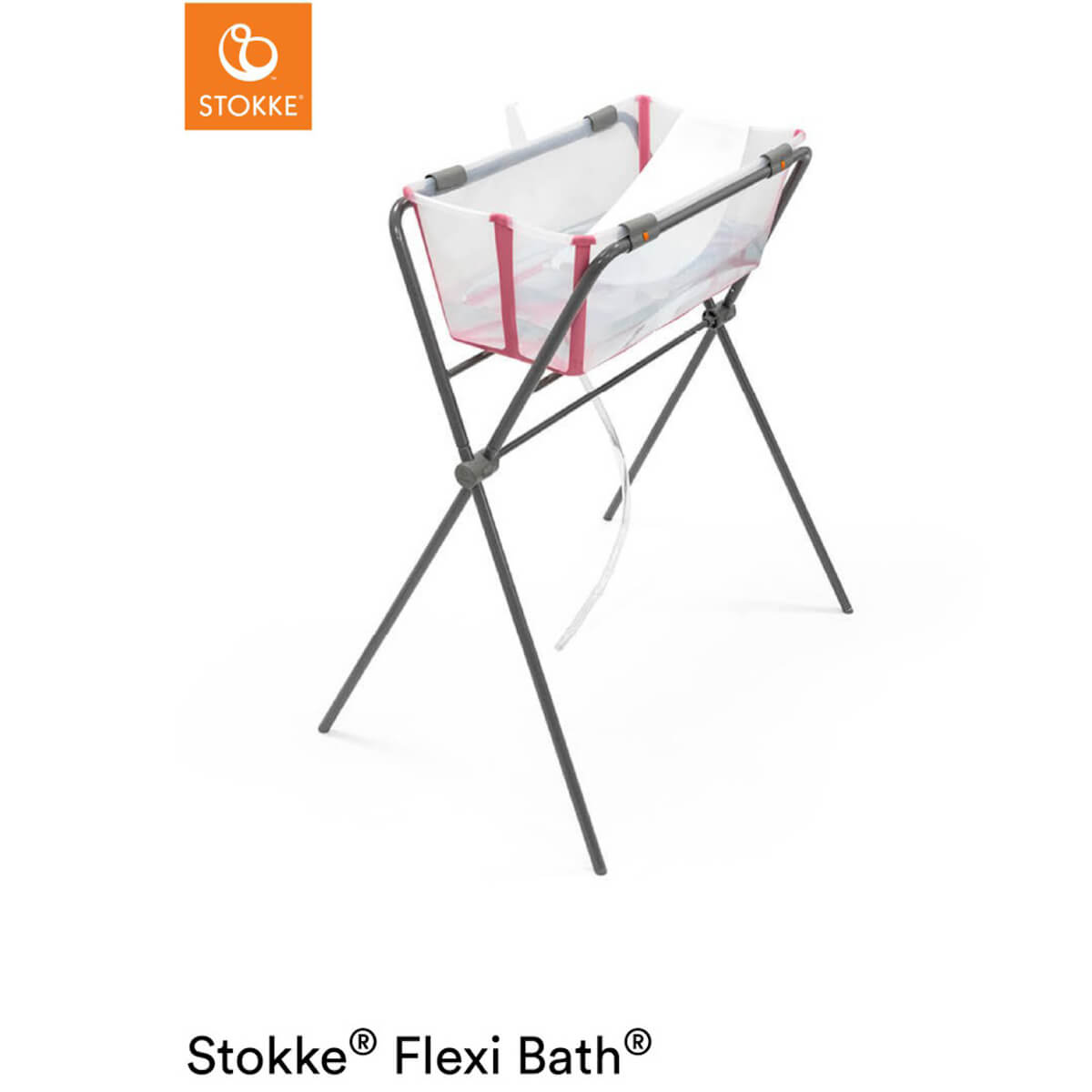 Support baignoire pliable FLEXI BATH Stokke gris