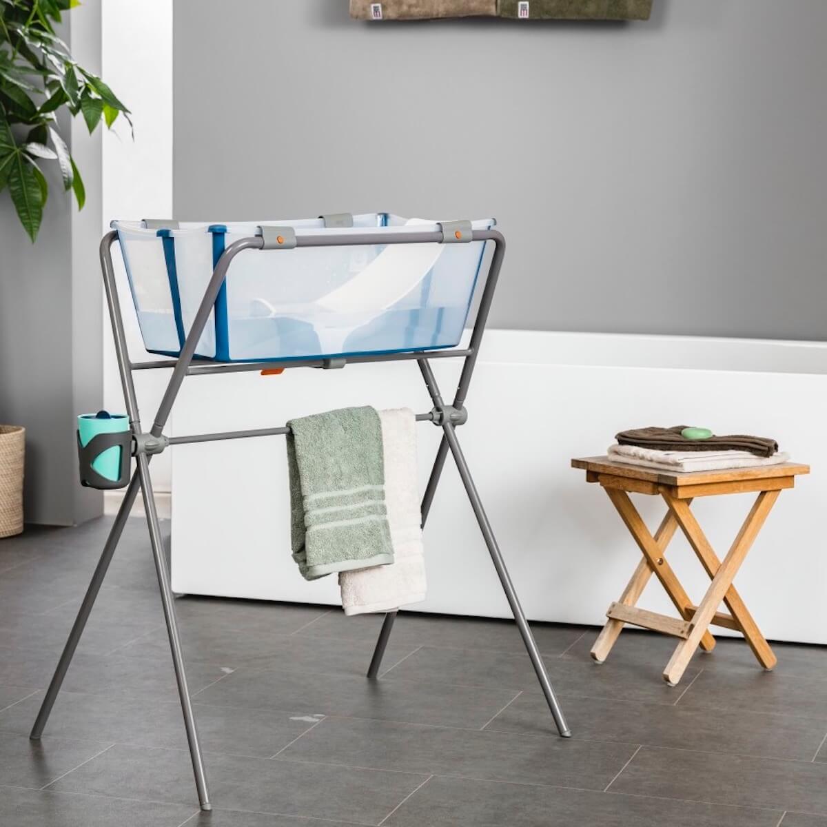 Support baignoire pliable FLEXI BATH Stokke gris