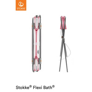 Support baignoire pliable FLEXI BATH Stokke gris