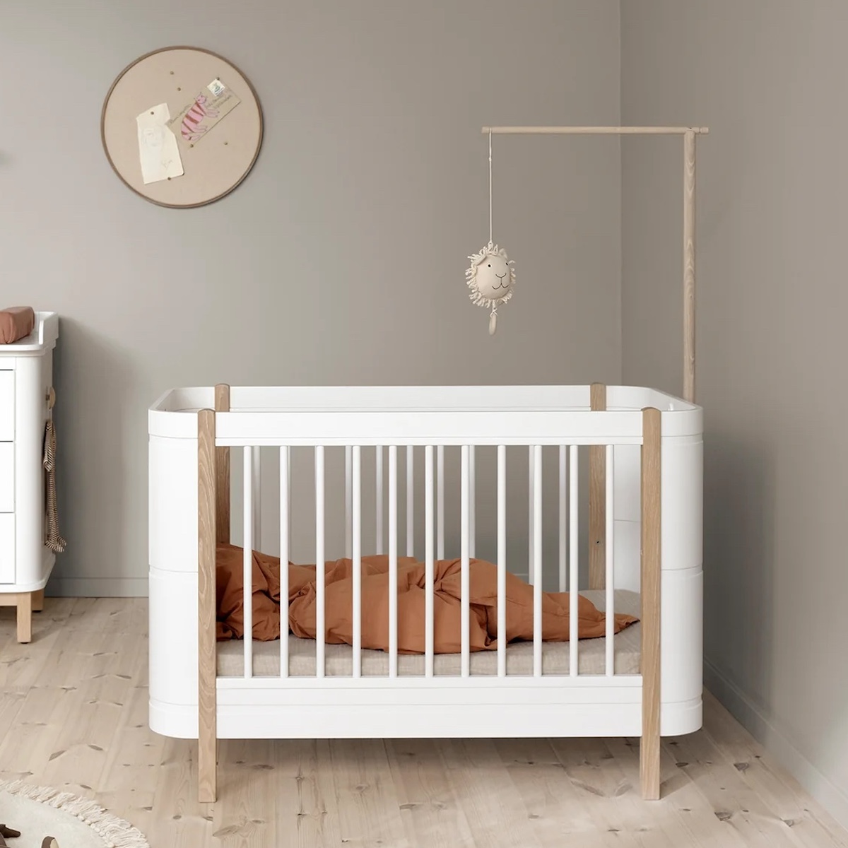 Support ciel de lit-mobile WOOD MINI+ Oliver Furniture chêne