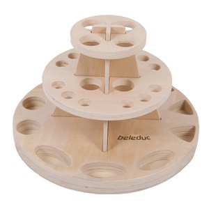 Support de matériel rotatif à trois niveaux Beleduc