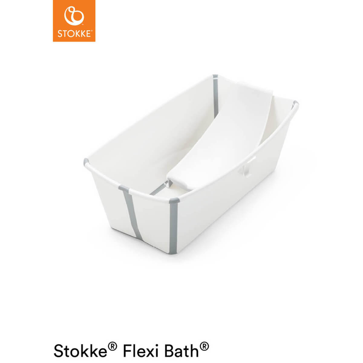 Support nouveau-né FLEXI BATH Stokke blanc