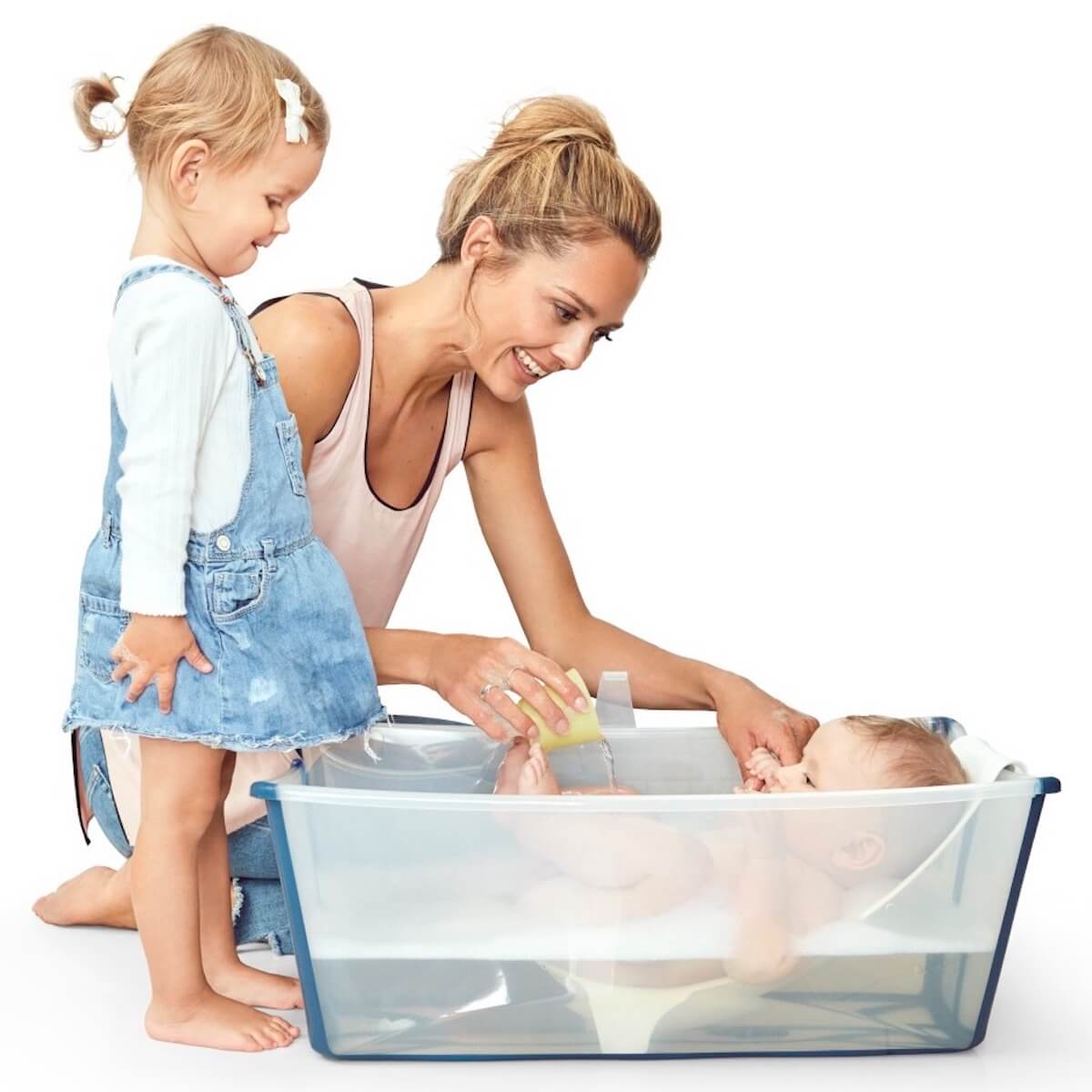 Support nouveau-né FLEXI BATH Stokke blanc