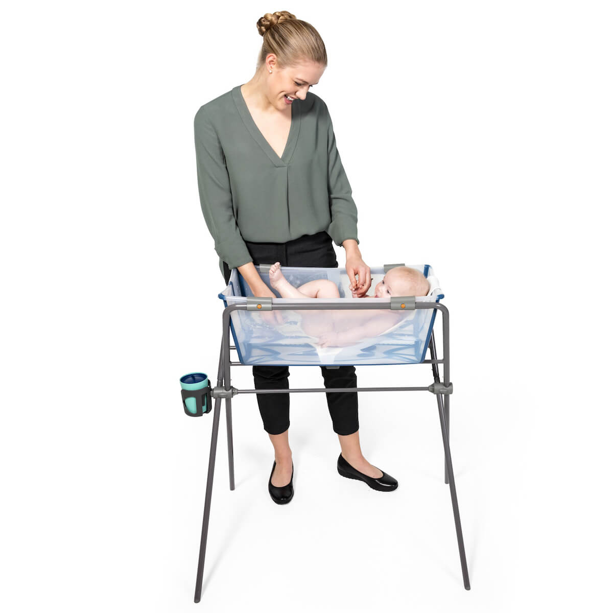 Support nouveau-né FLEXI BATH Stokke blanc