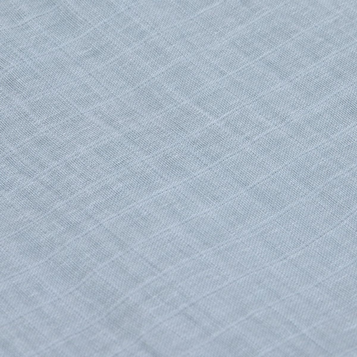 Swaddle & Burp Blanket L Rainbow powder blue, Laessig