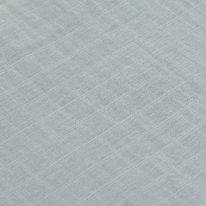 Swaddle & Burp Blanket L Strokes silver grey, Laessig