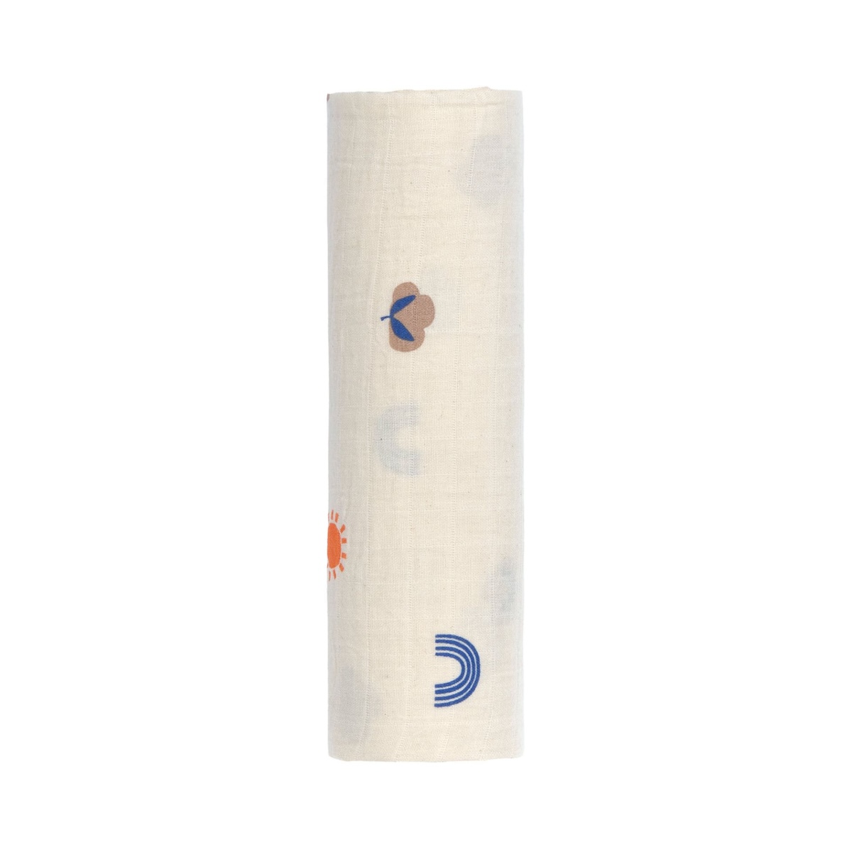 Swaddle & Burp Blanket XL 120x120cm Laessig Blossom nature (organic in conversion)