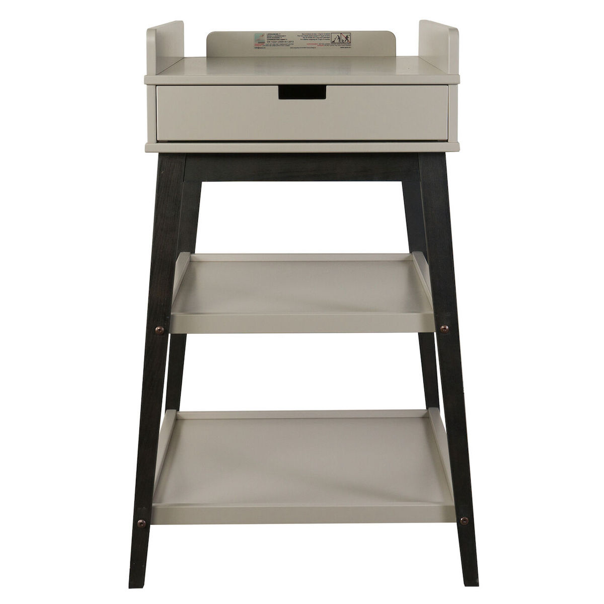 Table à langer 1 tiroir HIP Quax stone-eboni