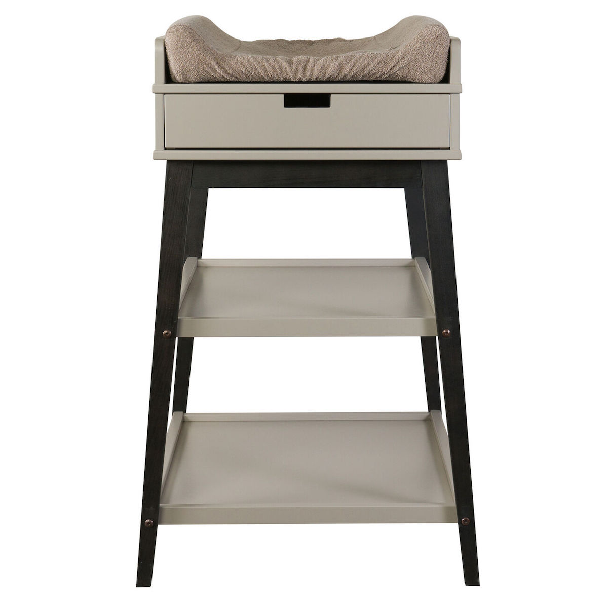 Table à langer 1 tiroir HIP Quax stone-eboni