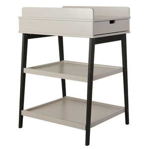 Table à langer 1 tiroir HIP Quax stone-eboni