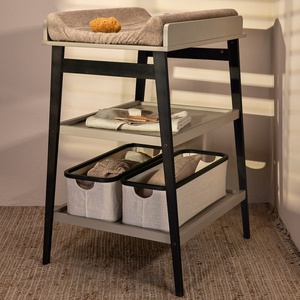 Table à langer 1 tiroir HIP Quax stone-eboni