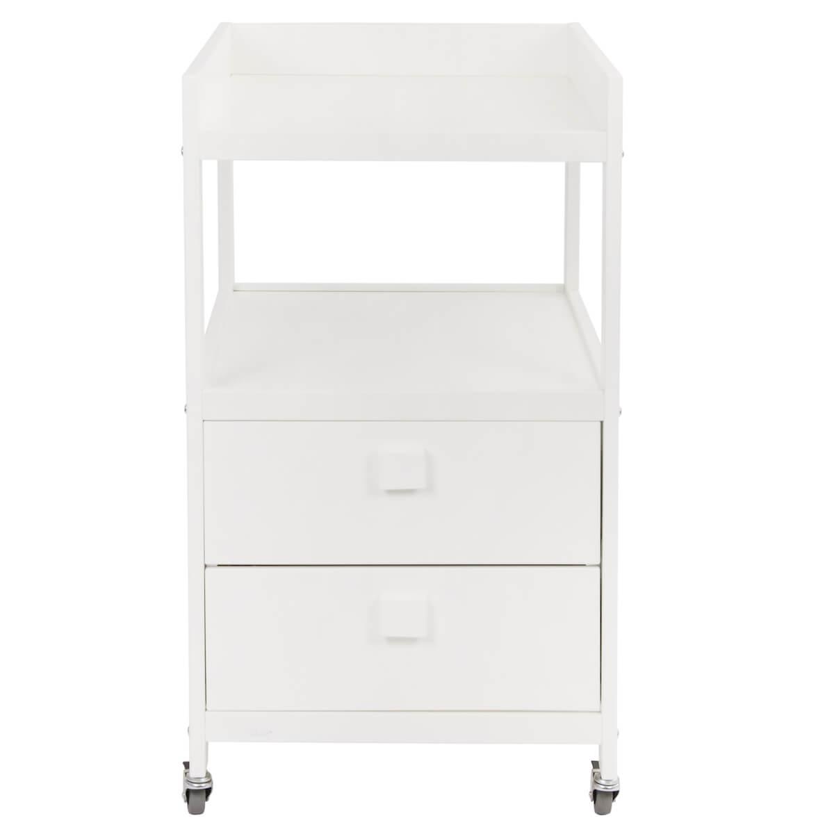 Table à langer 2 tiroirs Quax blanc