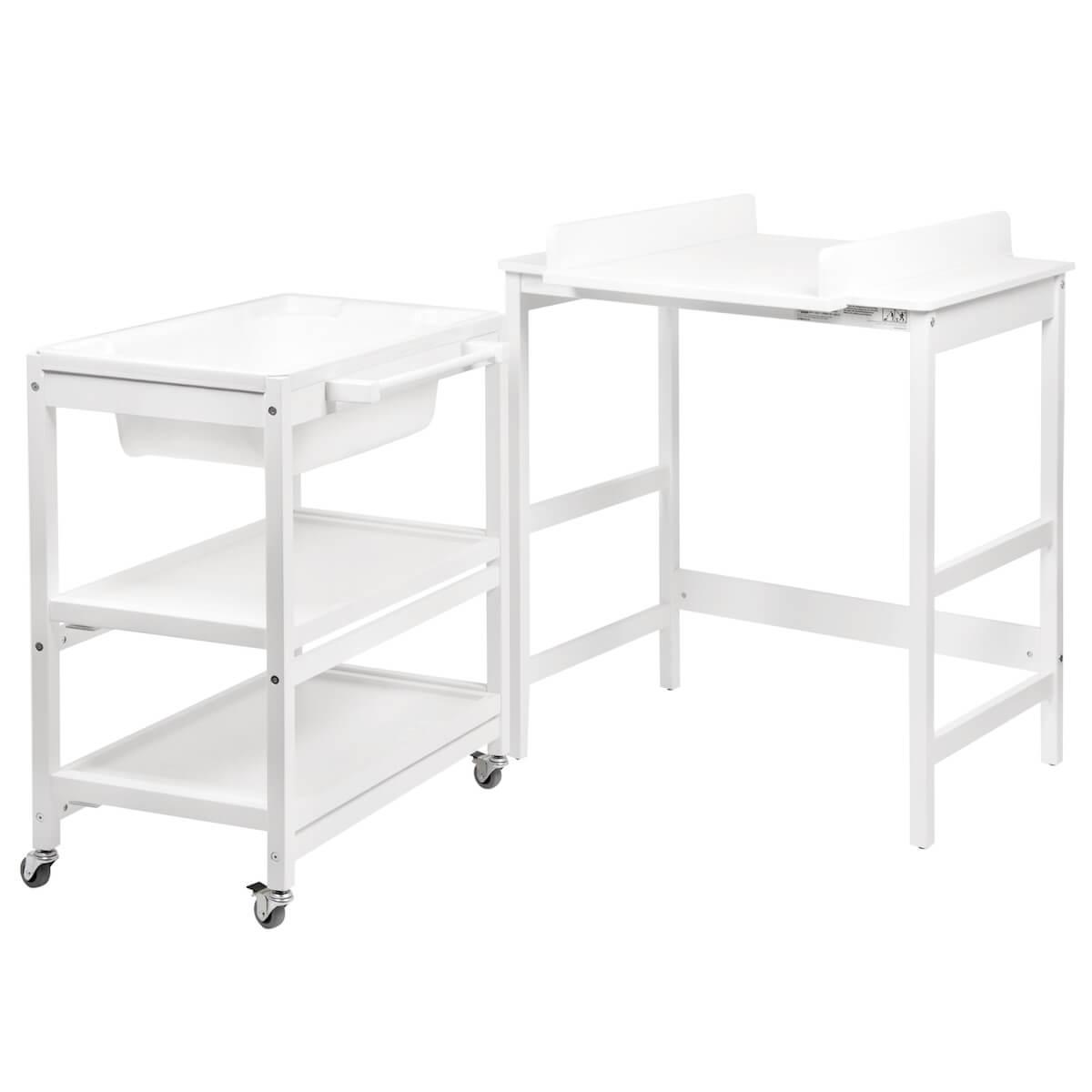 Table à langer-bain SMART Quax blanc