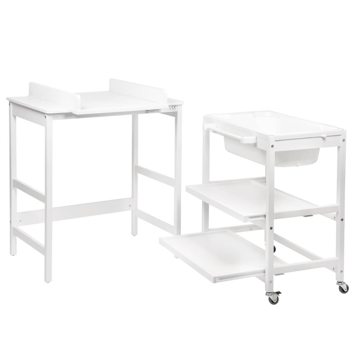 Table à langer-bain SMART Quax blanc