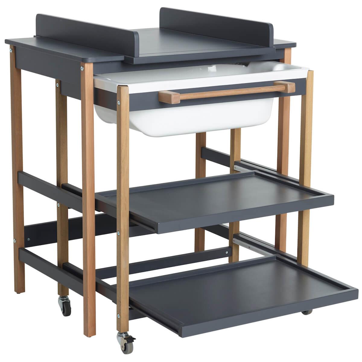 Table à langer-bain SMART Quax Moonshadow-naturel