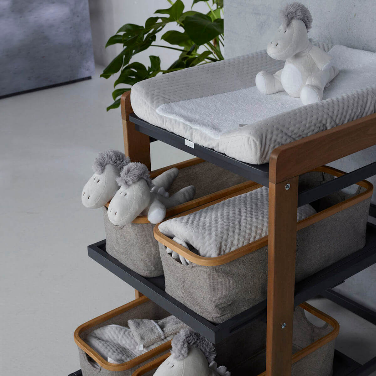 Table à langer COMFORT Quax Moon Shadow-Nature