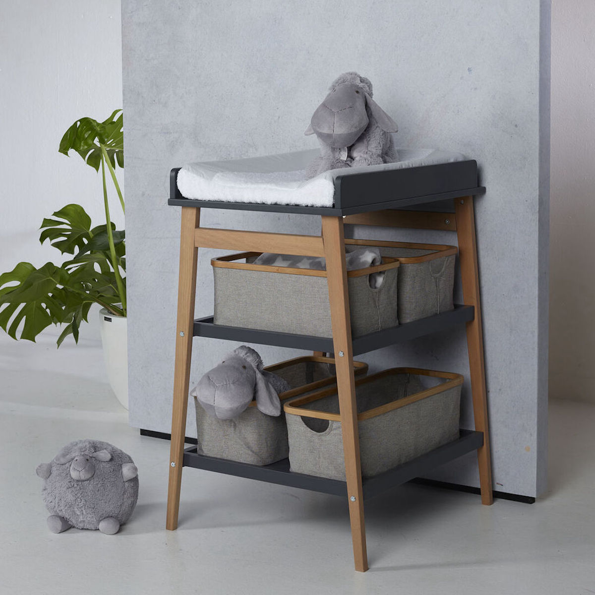 Table à langer HIP Quax Moonshadow-naturel