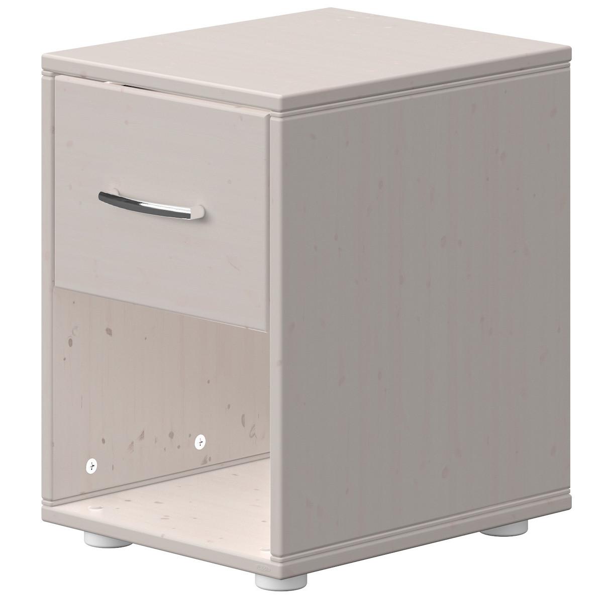 Table de chevet 1 tiroir CLASSIC Flexa grey washed