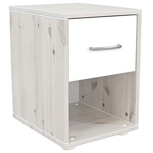 Table de chevet enfant NEW Classic FLEXA blanchi - blanc - blanc
