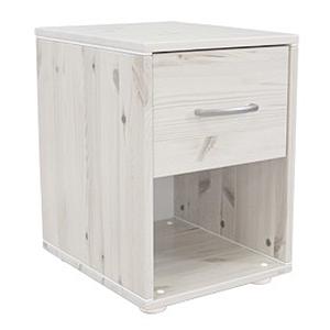 Table de chevet enfant NEW Classic FLEXA blanchi - blanchi - blanc