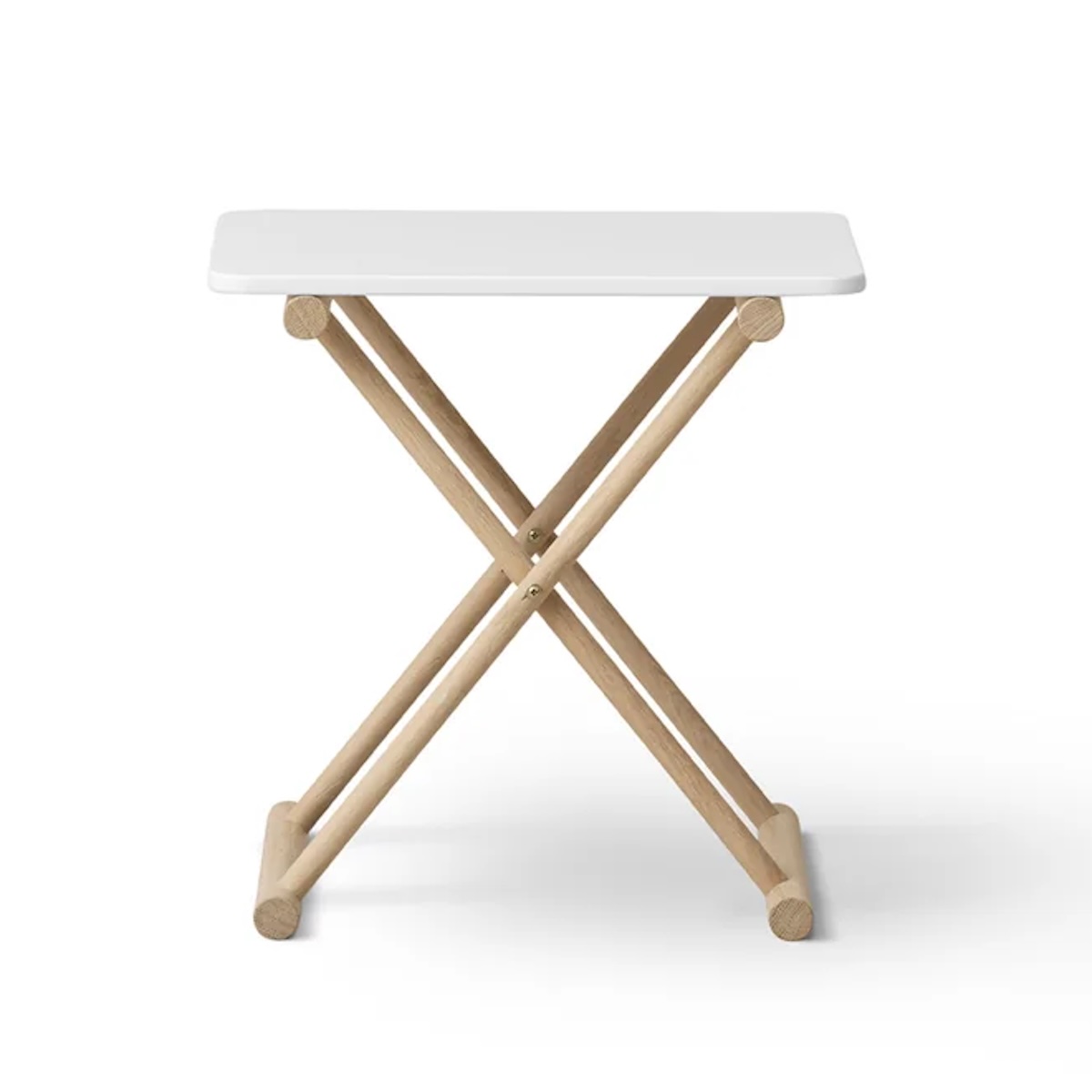 Table de chevet haute CAMP Oliver Furniture blanc-chêne