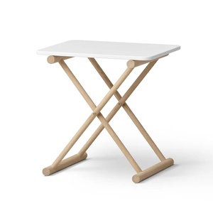 Table de chevet haute CAMP Oliver Furniture blanc-chêne