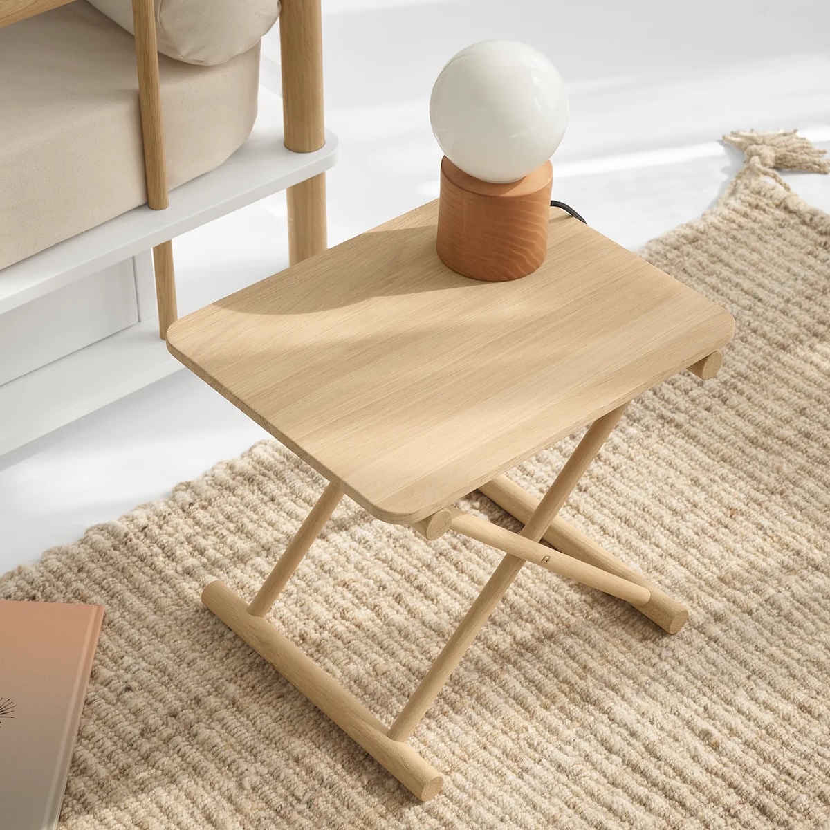 Table de chevet haute CAMP Oliver Furniture chêne